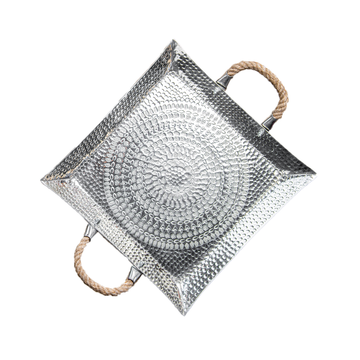 Boho Square Aliminium Plate