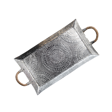 Boho Rectangle Aliminium Tray