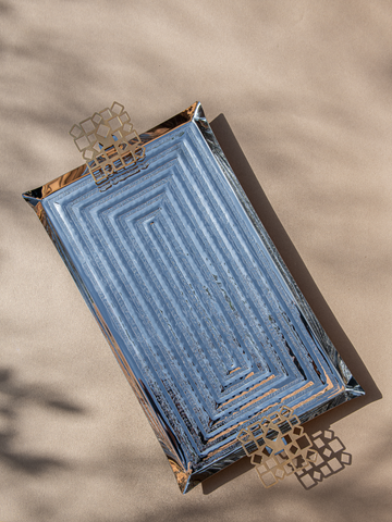 Stainless handmade Ra collection with copper handmade accessories
